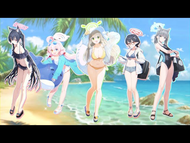 ブルアカ】ノノミ(水着)PV - YouTube