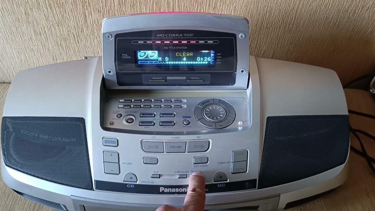 panasonic rx-mdx3 - YouTube