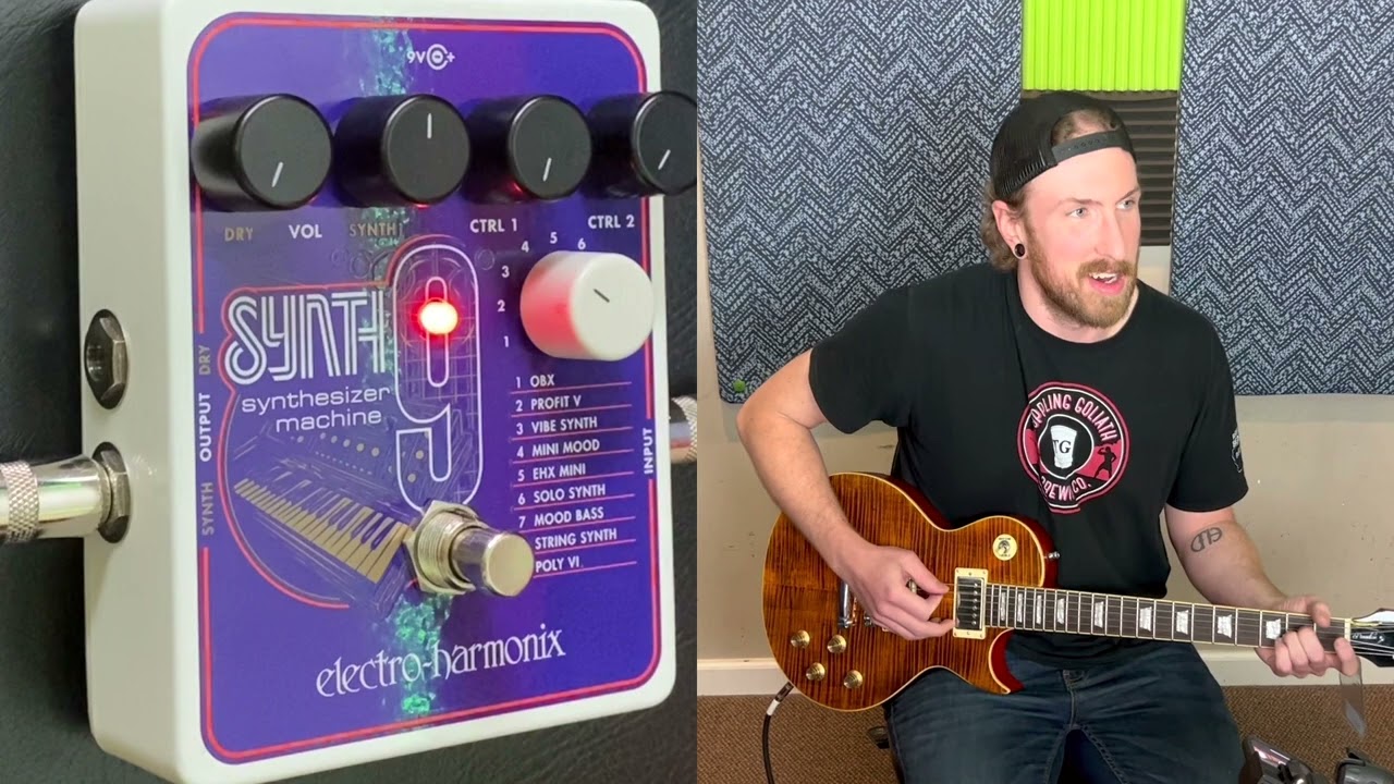 Electro-Harmonix SYNTH9 Synthesizer Machine! - YouTube