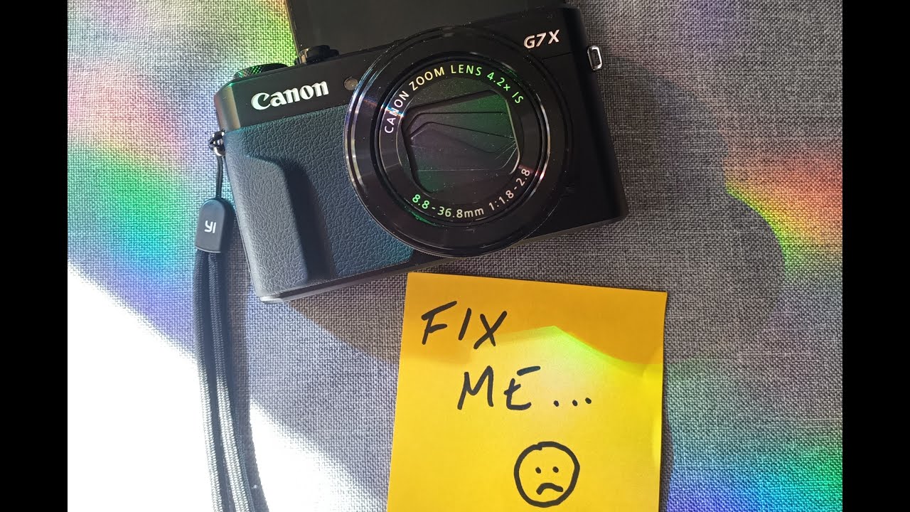 Canon PowerShot G7X mk. ii screen replacement - YouTube