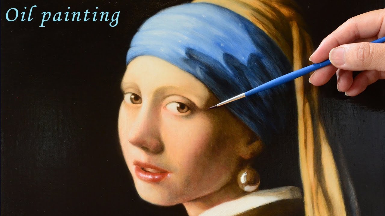 フェルメール】真珠の耳飾りの少女模写してみた/Vermeer work