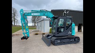 Kobelco SK75SR-7 Excavator Walk Round - YouTube