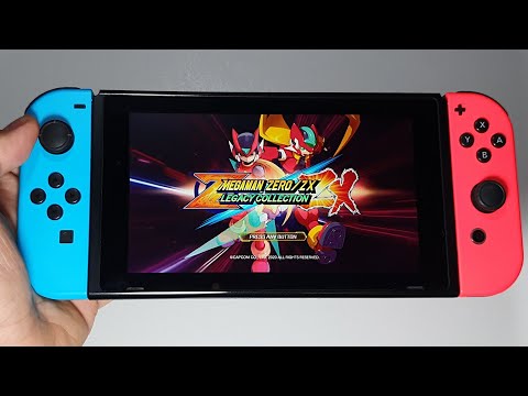 Mega Man Zero/ZX Legacy Collection Nintendo Switch handheld