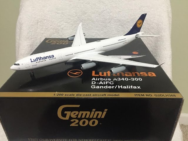 航空機・ヘリコプター Gemini 200 Lufthansa A340-300 航空機
