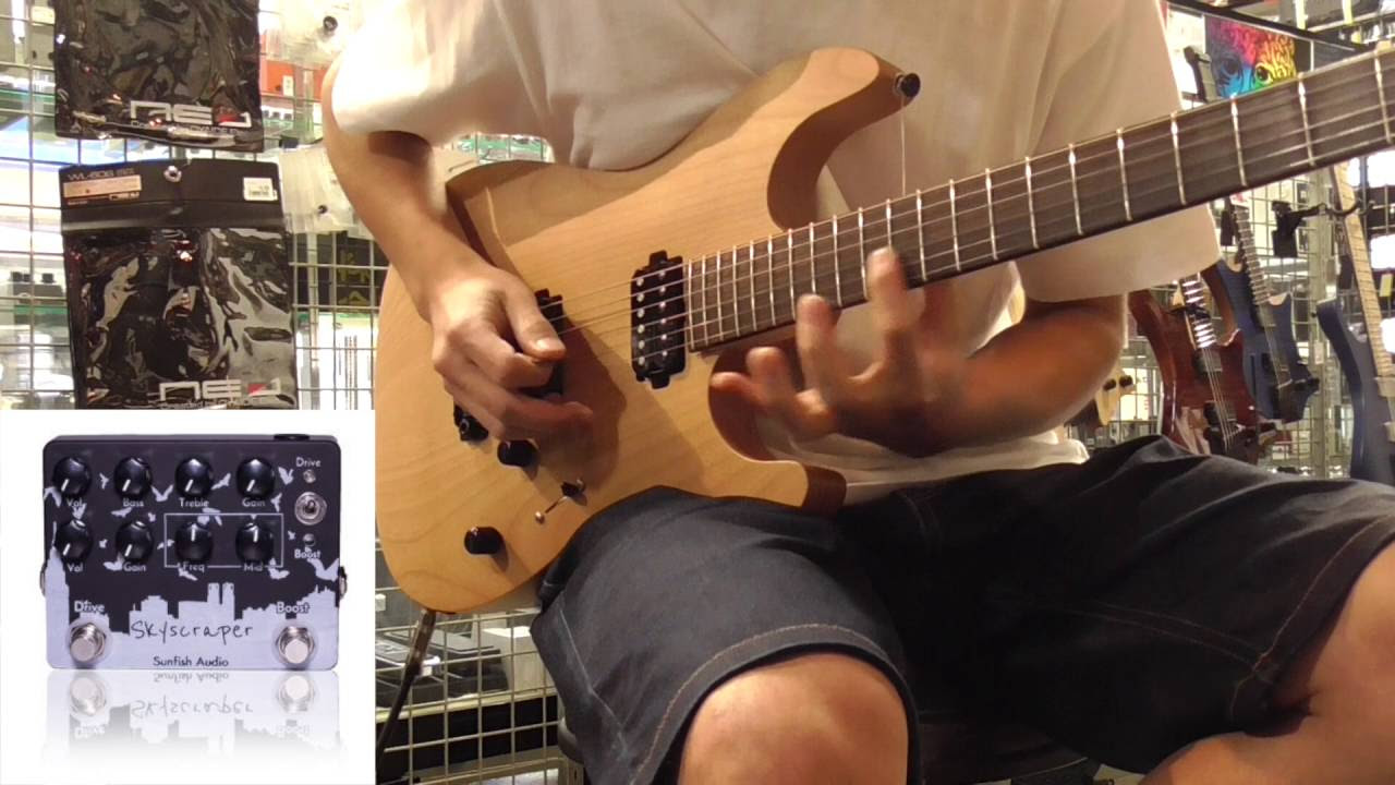 試奏動画】音、デザイン性抜群の新エフェクターブランド「Sunfish