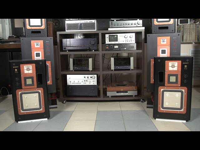 SONY APM-66ES ￥119,600(2台、1986年発売) - YouTube