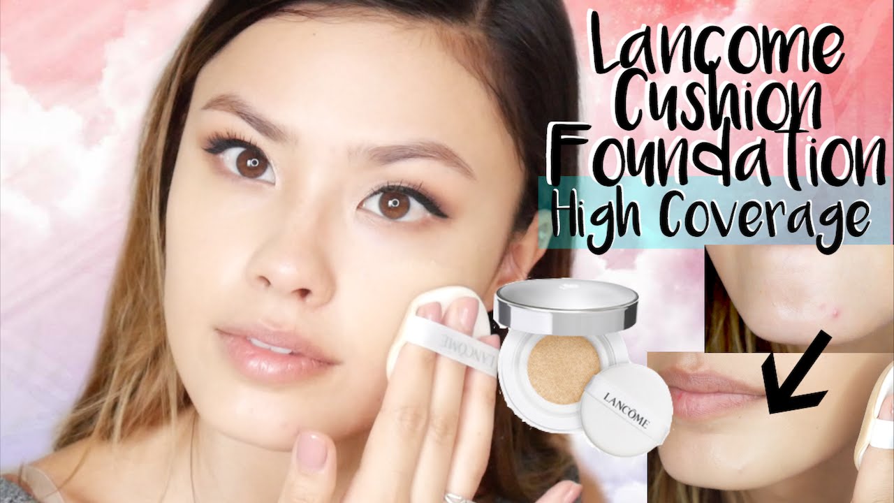 LANCOME Blanc Expert HIGH COVERAGE Cushion Foundation Review - YouTube