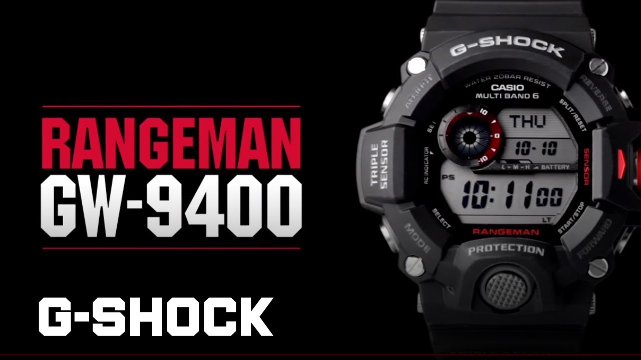 CASIO G-SHOCK RANGEMAN GW-9400 product video - YouTube