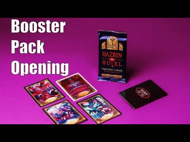 Hazbin Hotel Trading Card Booster Packs Opening - YouTube