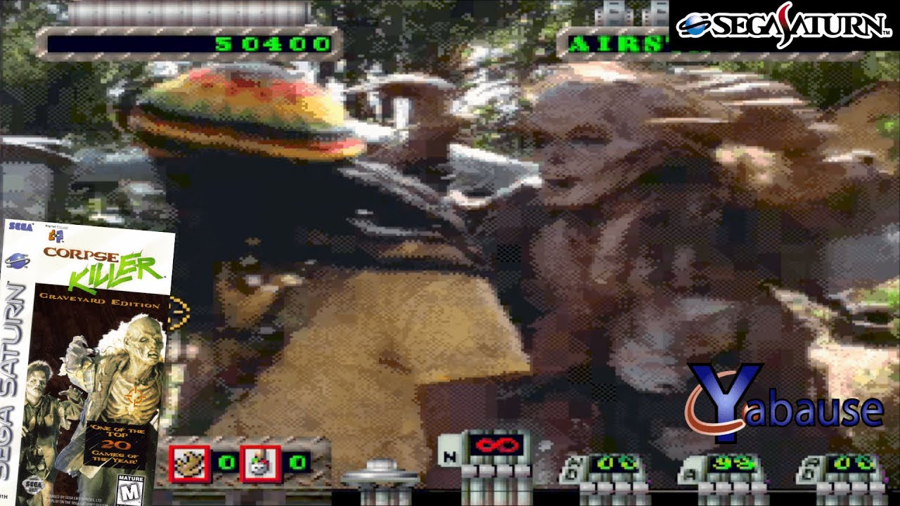 Corpse Killer: Graveyard Edition (1995) SEGA Saturn Gameplay in HD