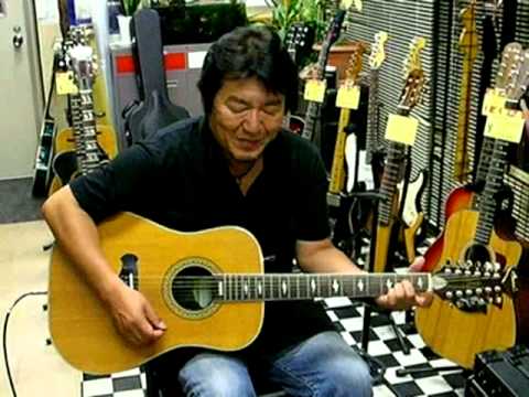 12弦エレアコ モーリス トルネードXX-12 ピエゾ仕様 - YouTube