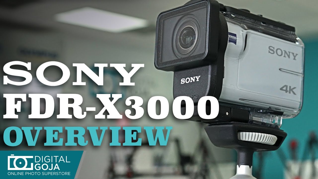 The Best Action Camera - SONY FDR-X3000 [4K] | Unboxing Overview