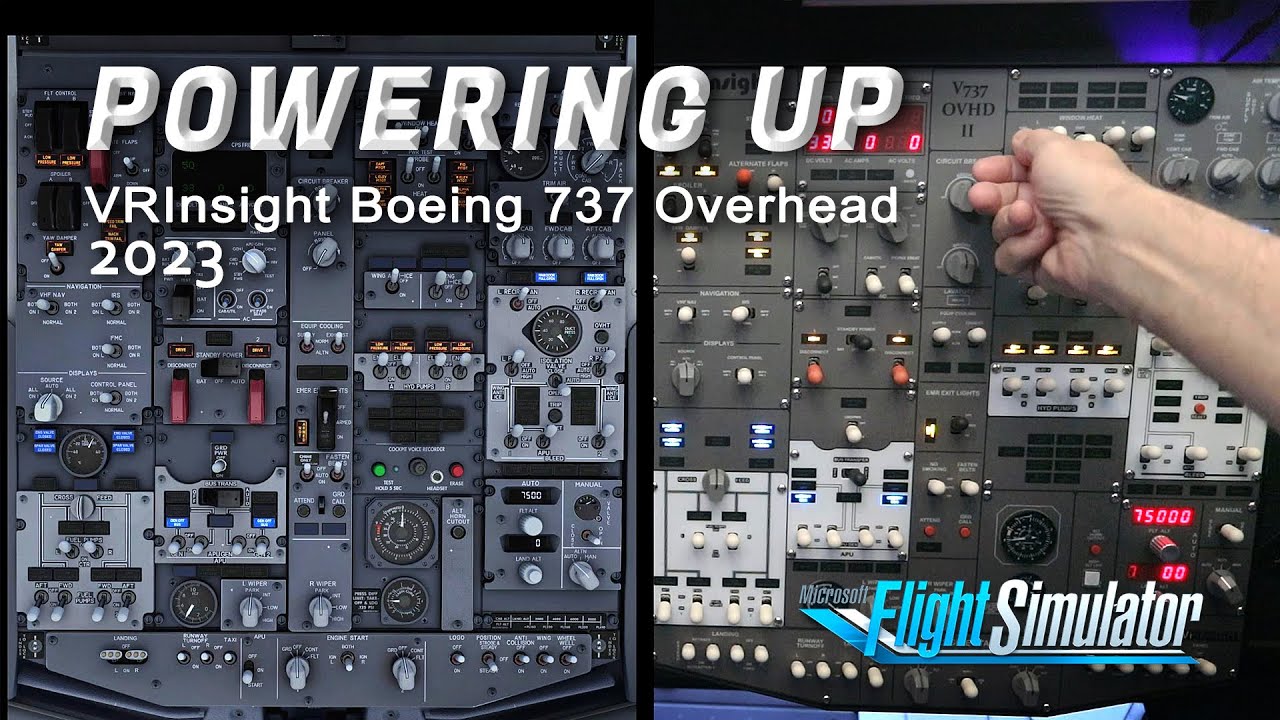 VRInsight Boeing 737 Overhead Unboxing_First Look_MSFS - YouTube