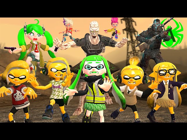 Nintendo) (Splatoon 3 / Ninjala GMOD) Squid of The Dead - YouTube