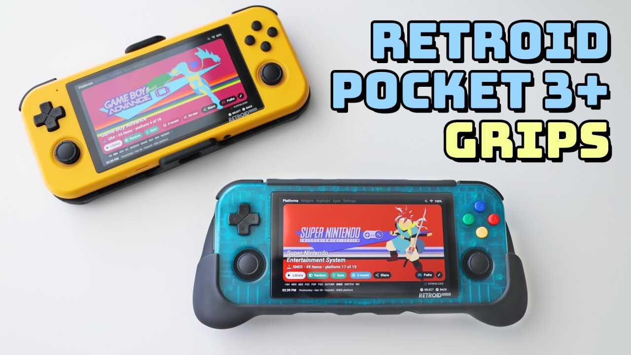 Review: Retroid Pocket 3/3+ Grips and Hall Sensor Sticks - YouTube