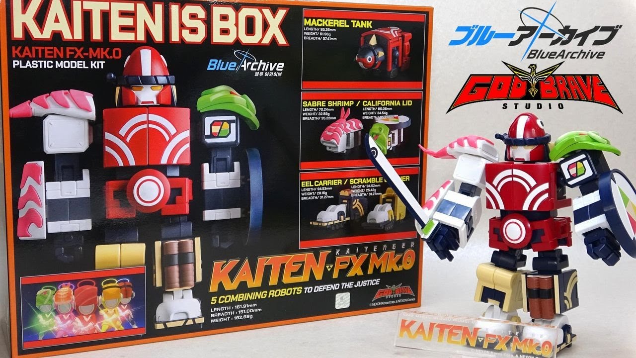 Masterpiece Sushi Combination Robot] KAITEN FX Mk.0 (Kaiten Robo