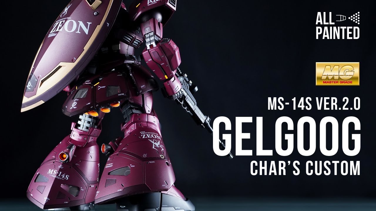 022【ガンプラ全塗装】MG GELGOOG CHAR'S CUSTOM Ver.2.0（MG シャア