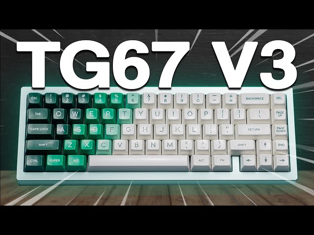 The Mean Green Typing Machine! | Kinetic Labs TG67 V3 - YouTube