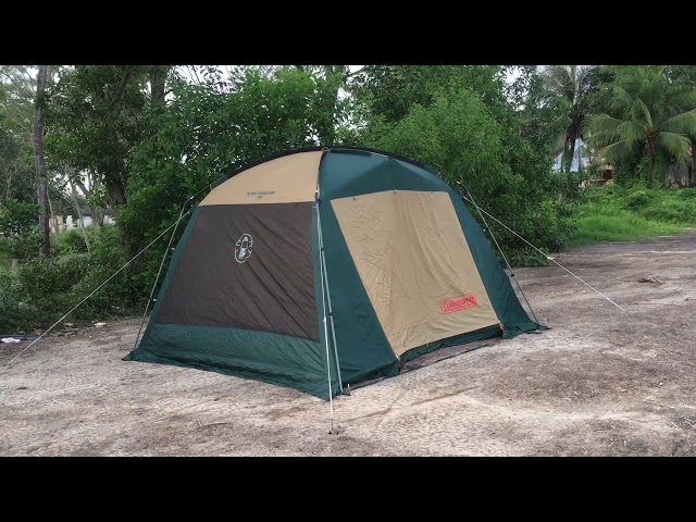Coleman Screen Canopy Tarp Review By Camping with D4Camper - YouTube