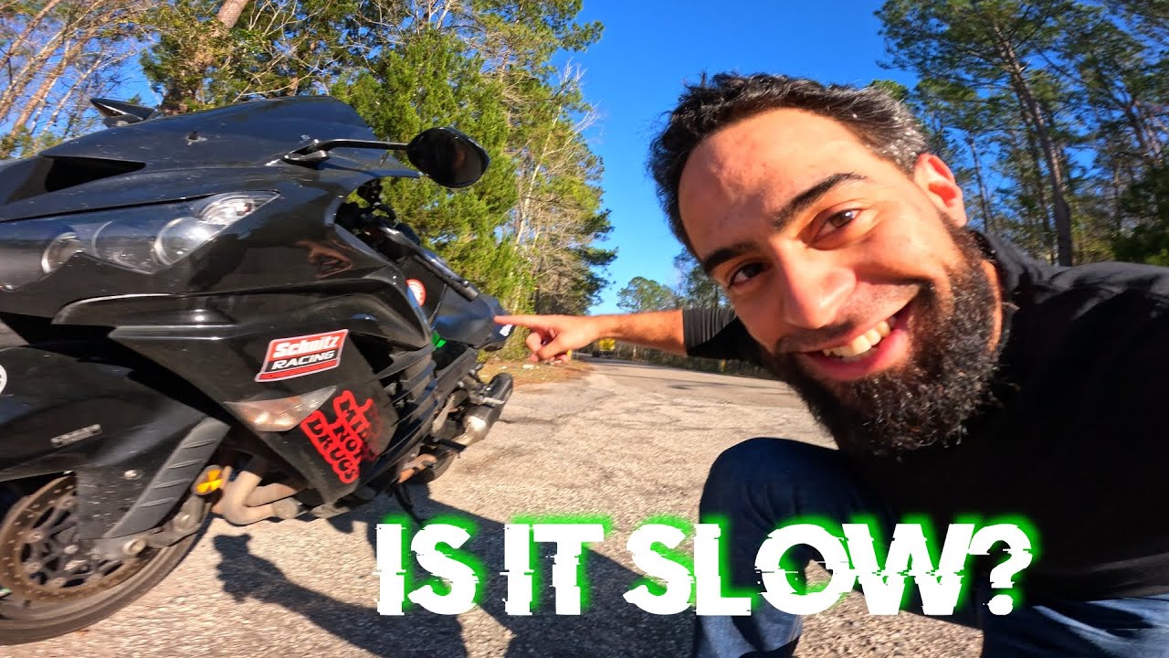 How Much Faster Is A Kawasaki Ninja ZX14 Than a ZX6R? - YouTube