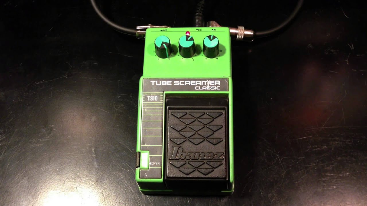 Vintage Ibanez Tube Screamer TS10 - YouTube