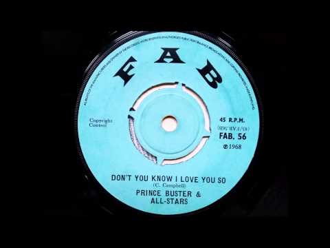 Prince Buster Don't You Know I Love You So - FAB - YouTube