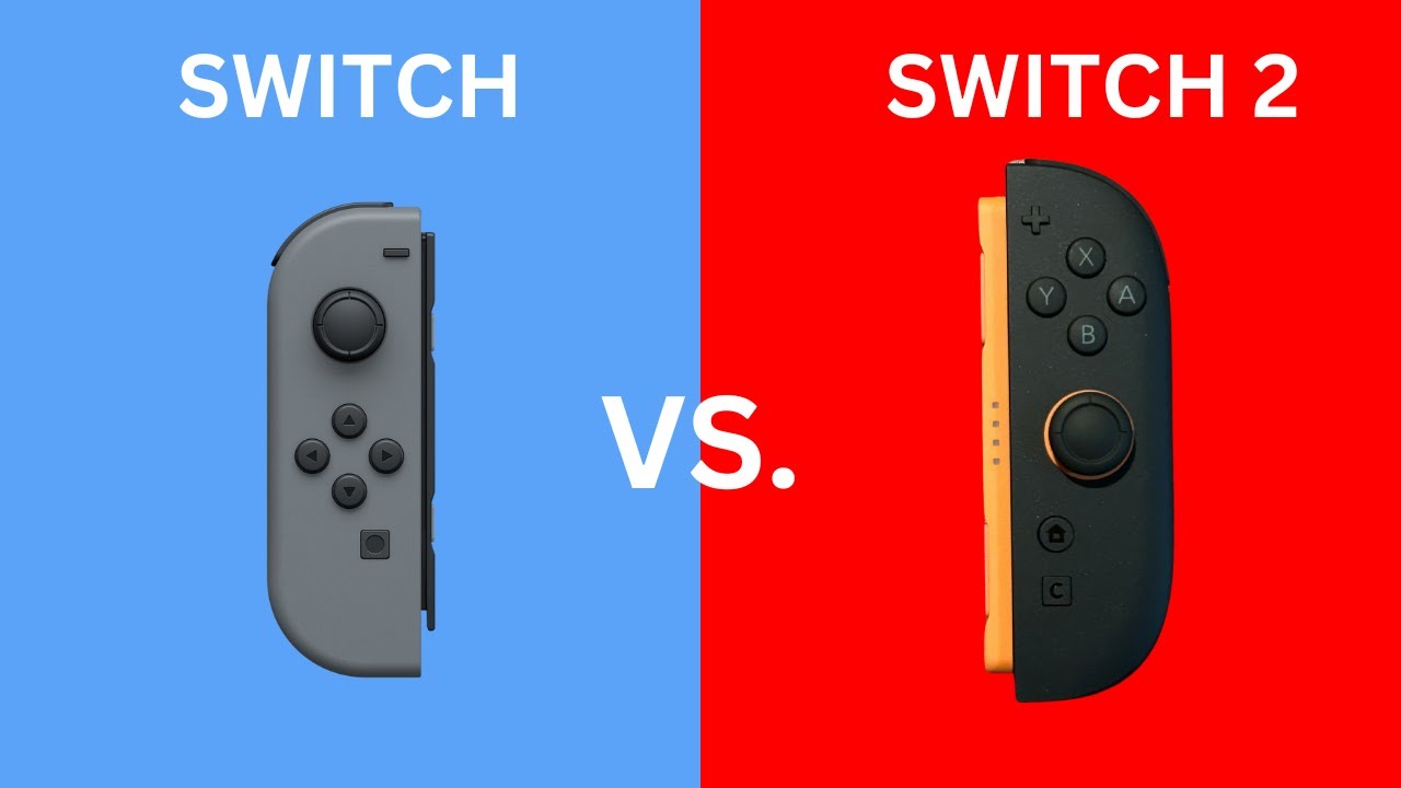 Switch Vs. Switch 2 Joy-Con Comparison - YouTube