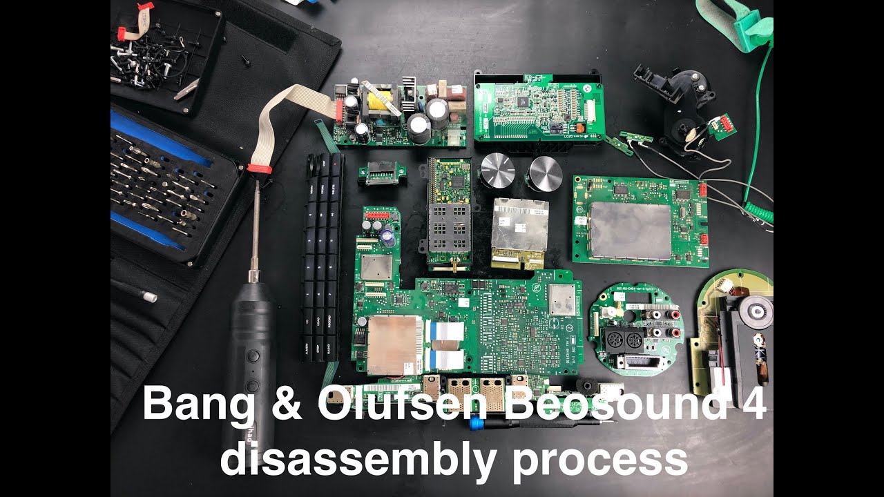 Bang & Olufsen Beosound 4 Disassembly process and repair guide