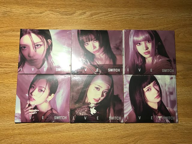 Unboxing: IVE Switch Digipack Version (All 6 Members Cover) - YouTube