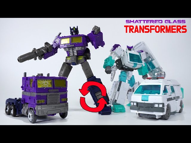 Transformers Shattered Glass Optimus Prime and Ratchet 2-Pack