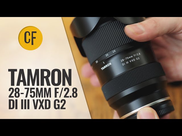 Tamron 28-75mm f/2.8 Di III VXD G2 lens review with samples - YouTube