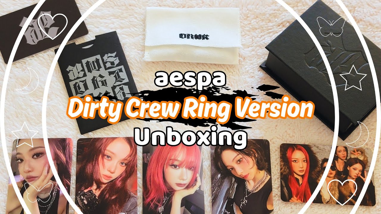 Unboxing aespa (에스파) 1st Single Album DIRTY WORK [Dirty Crew