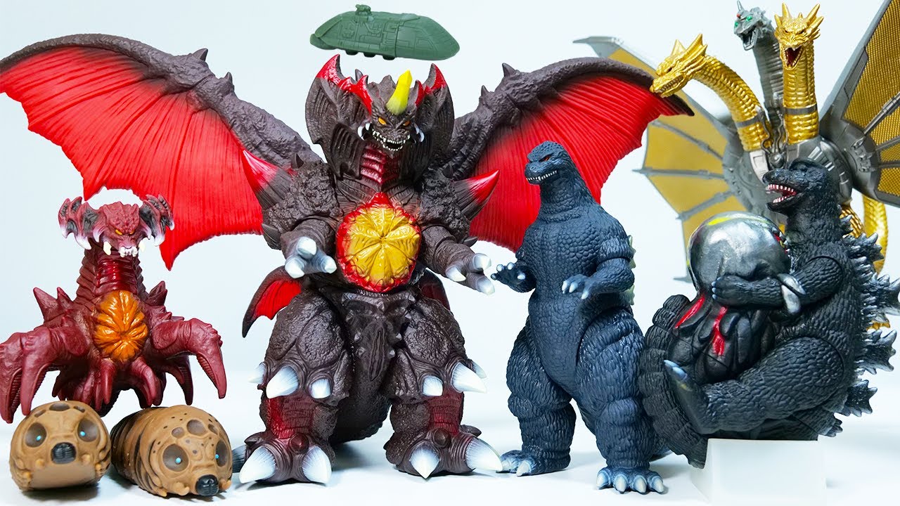Flying Godzilla] GIGANT Destroyah! All Soft Vinyls Reviewed! [Top