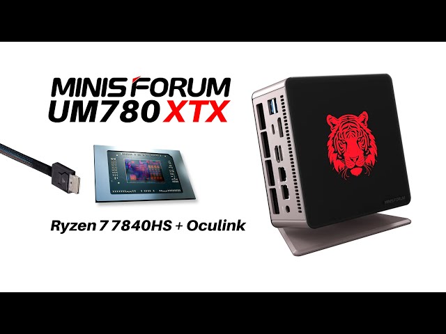 Minisforum UM780 XTX Review With Oculink RTX 4090 eGPU Test! - YouTube