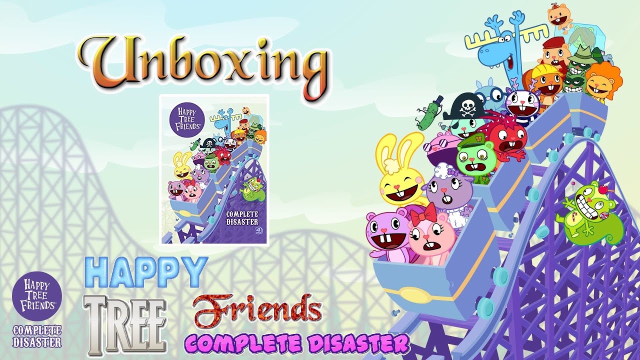 Unboxing Happy Tree Friends Complete Disaster DVD 4 Disc Set - YouTube