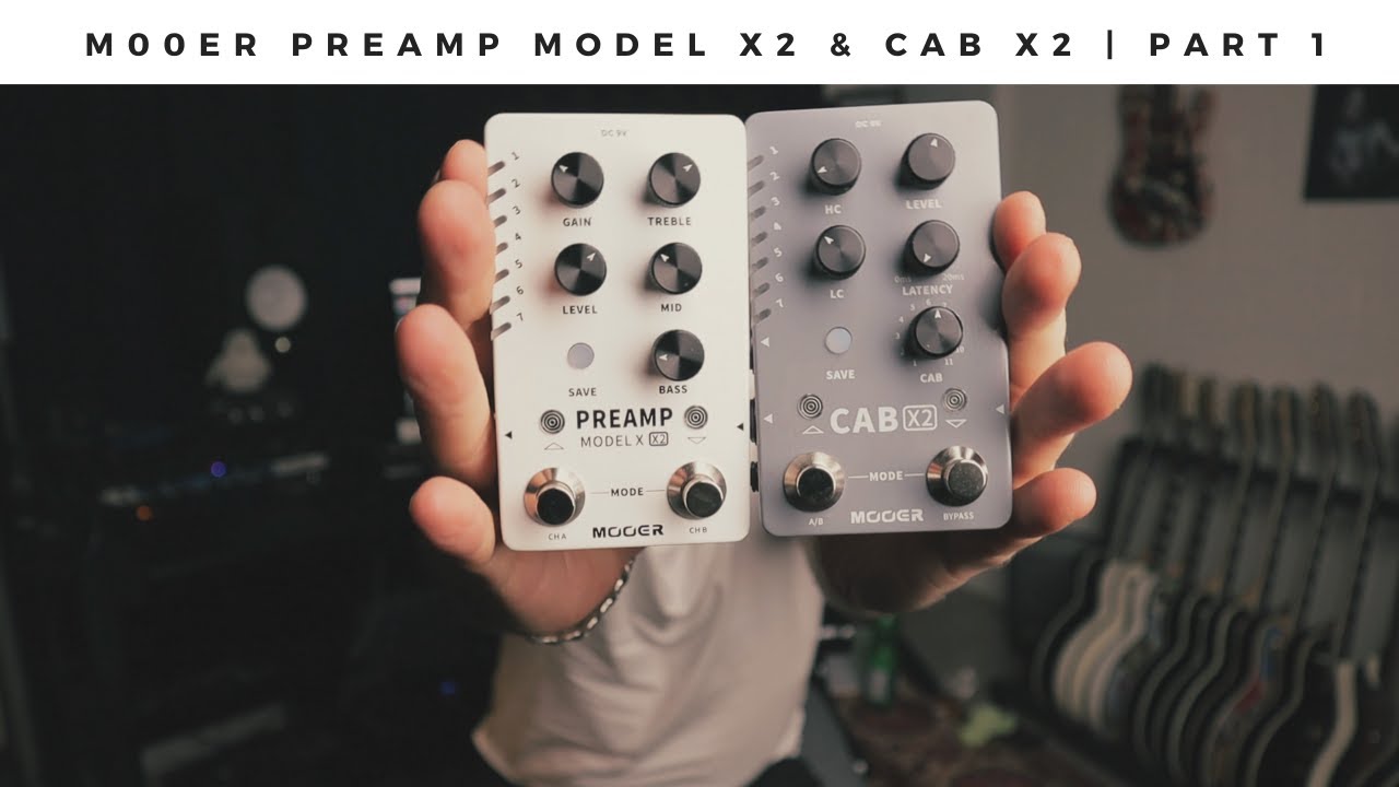 MOOER PREAMP Model X2 & CAB X2 | Part 1: The first impressions