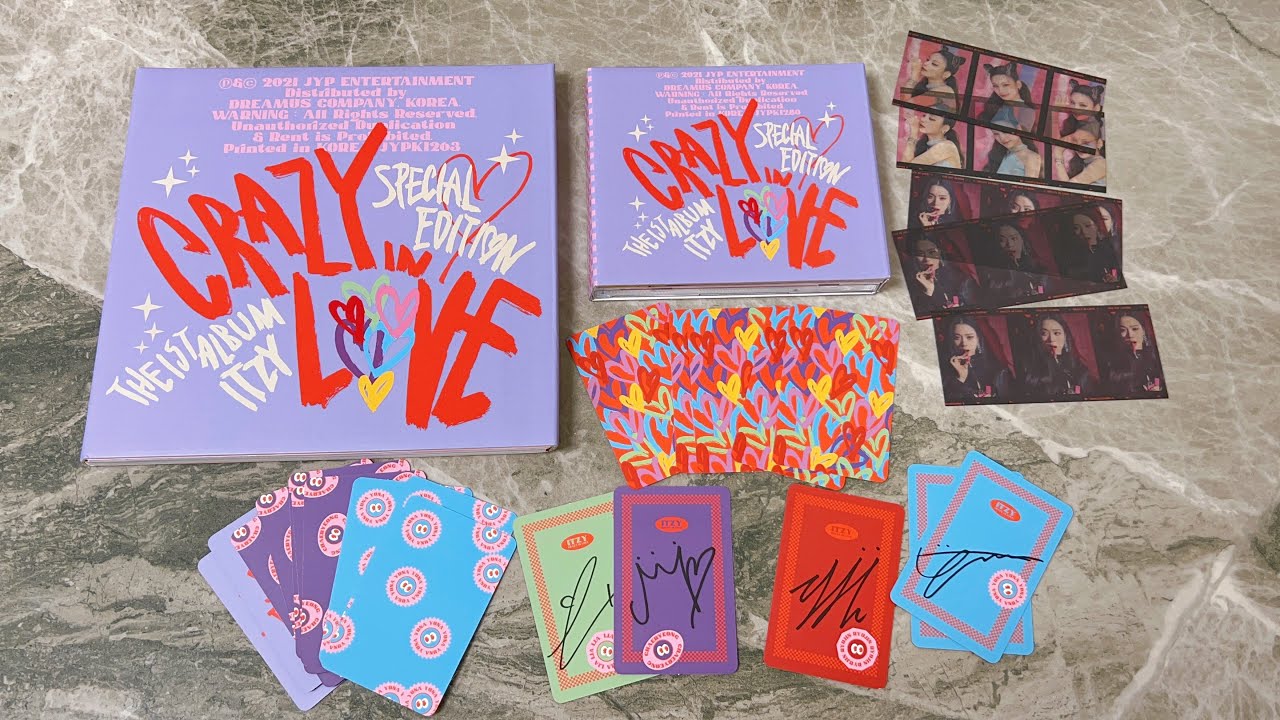 SPECIAL EDITION ITZY The 1st Full Album “CRAZY IN LOVE” UNBOXING