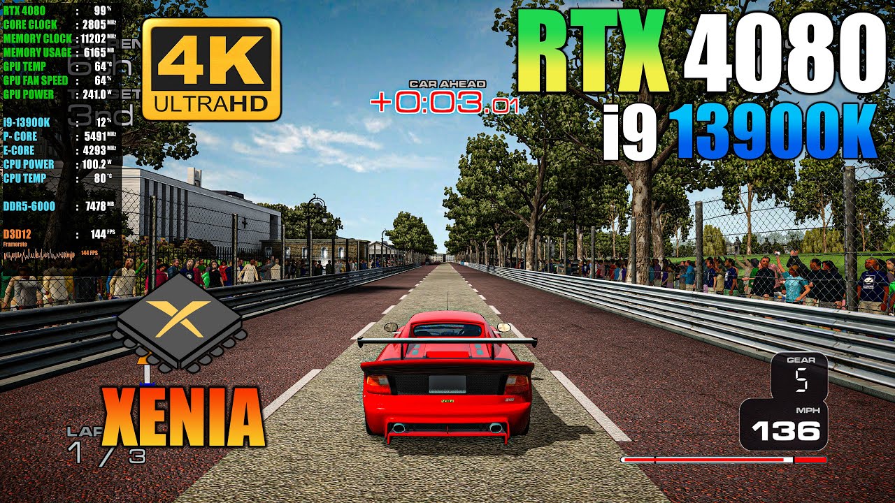 Project Gotham Racing 3 | Xenia Canary 2023 | Xbox 360 Emulator