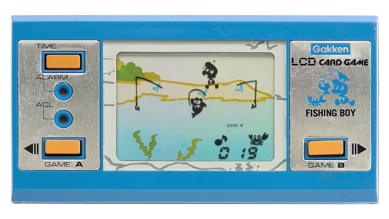 Handheld Game: Fishing Boy (1983 Gakken) - YouTube