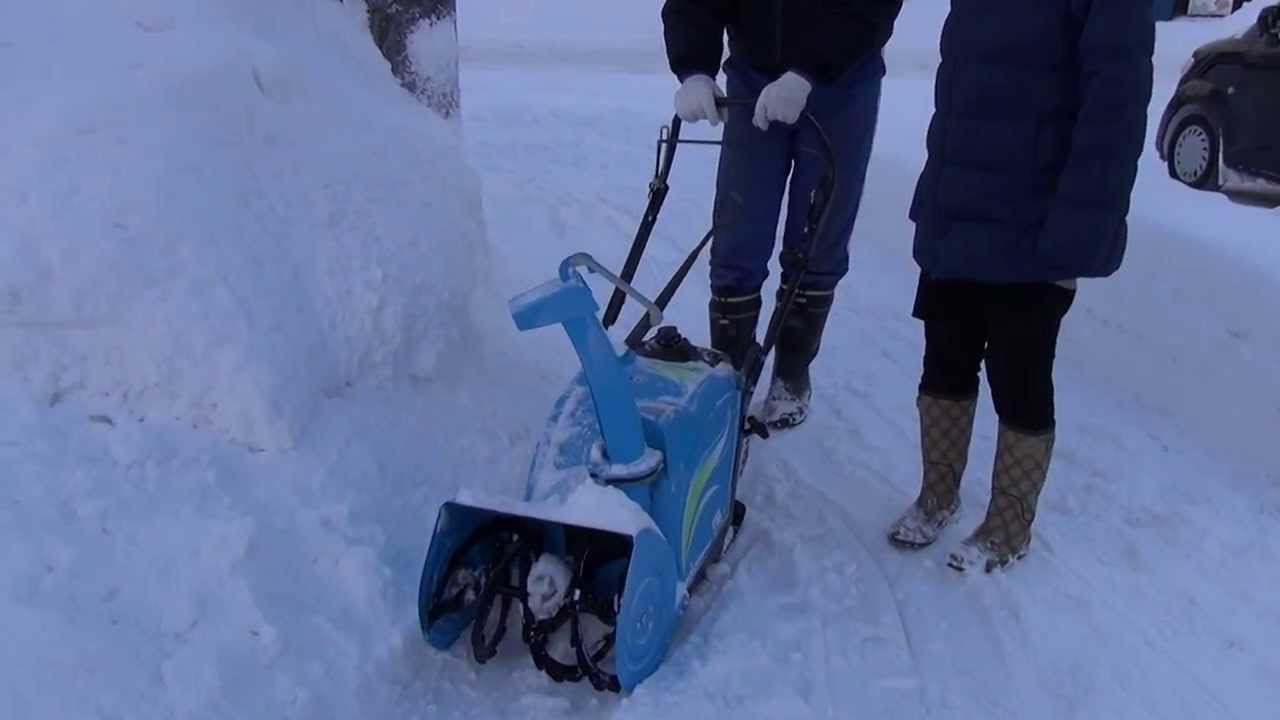 ヤマハの青い除雪機 ゆっきぃ 取扱い説明です！ - YouTube