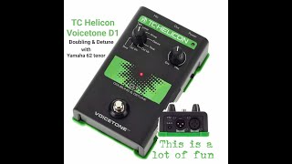 Recording Saxophone - TC Helicon Voicetone D1 and my trusty old