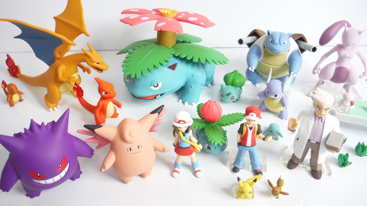 リーフ＆ピクシー＆ゲンガー ポケモンスケールワールド カントー地方