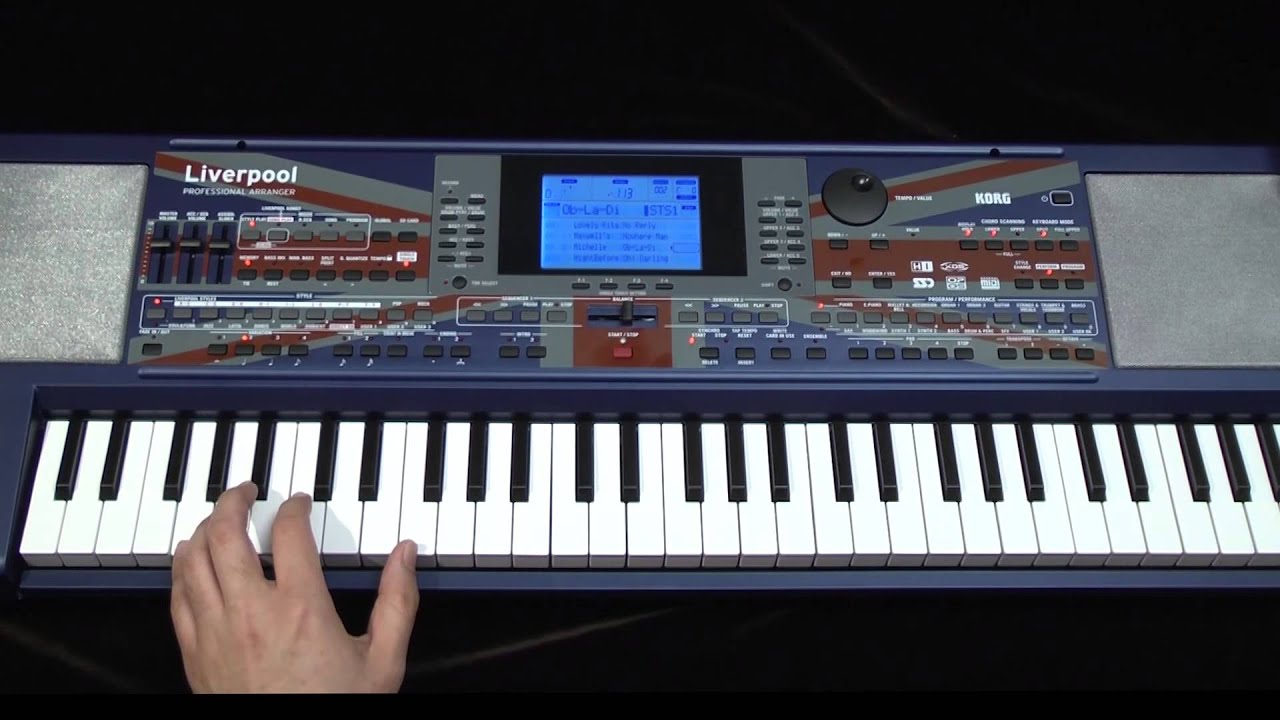 ビートルズが演奏できるキーボード（KORG Liverpool） - YouTube