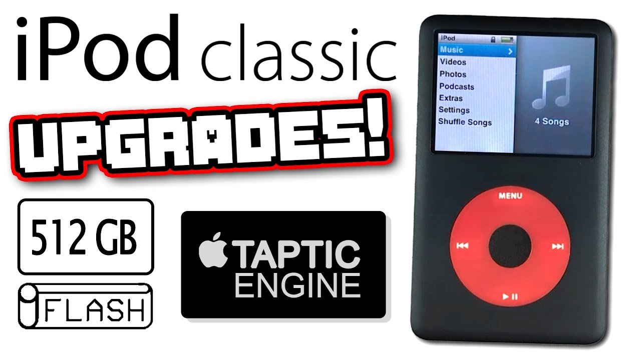 Upgrading an iPod classic | 512GB SD card, Taptic engine, 3000mah