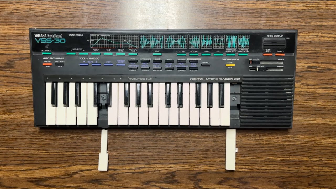 VSS-30 / PSS-10 YAMAHA PORTASOUND ELECTRONIC SAMPLING KEYBOARD KEY