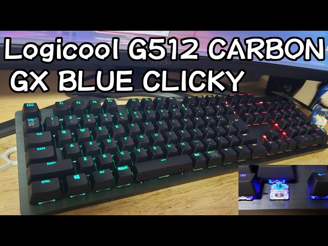 開封の儀】Logicool G512 CARBON GX BLUE CLICKY を買いました