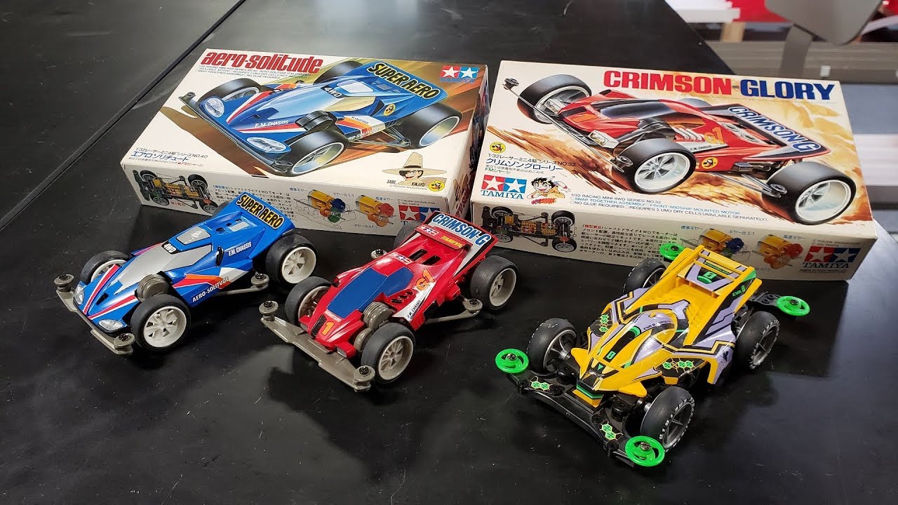 ミニ四駆】Tamiya Mini 4WD: Crimson Glory, Aero Solitude, and