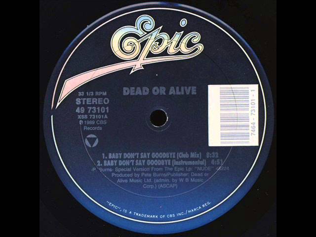 DEAD OR ALIVE: Baby Don' t Say Goodbye (Club Mix) - YouTube