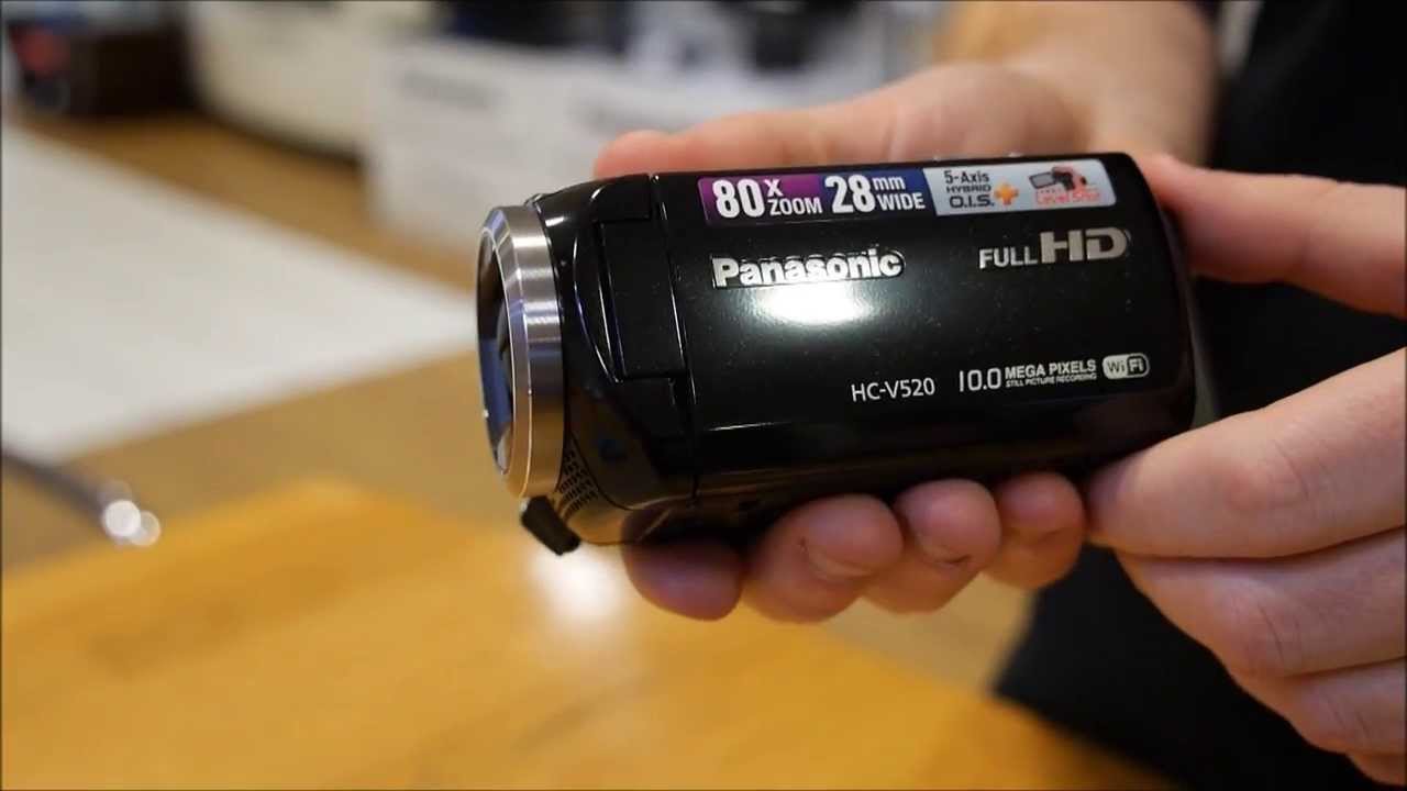 Panasonic HC-V520 Camcorder Overview - YouTube
