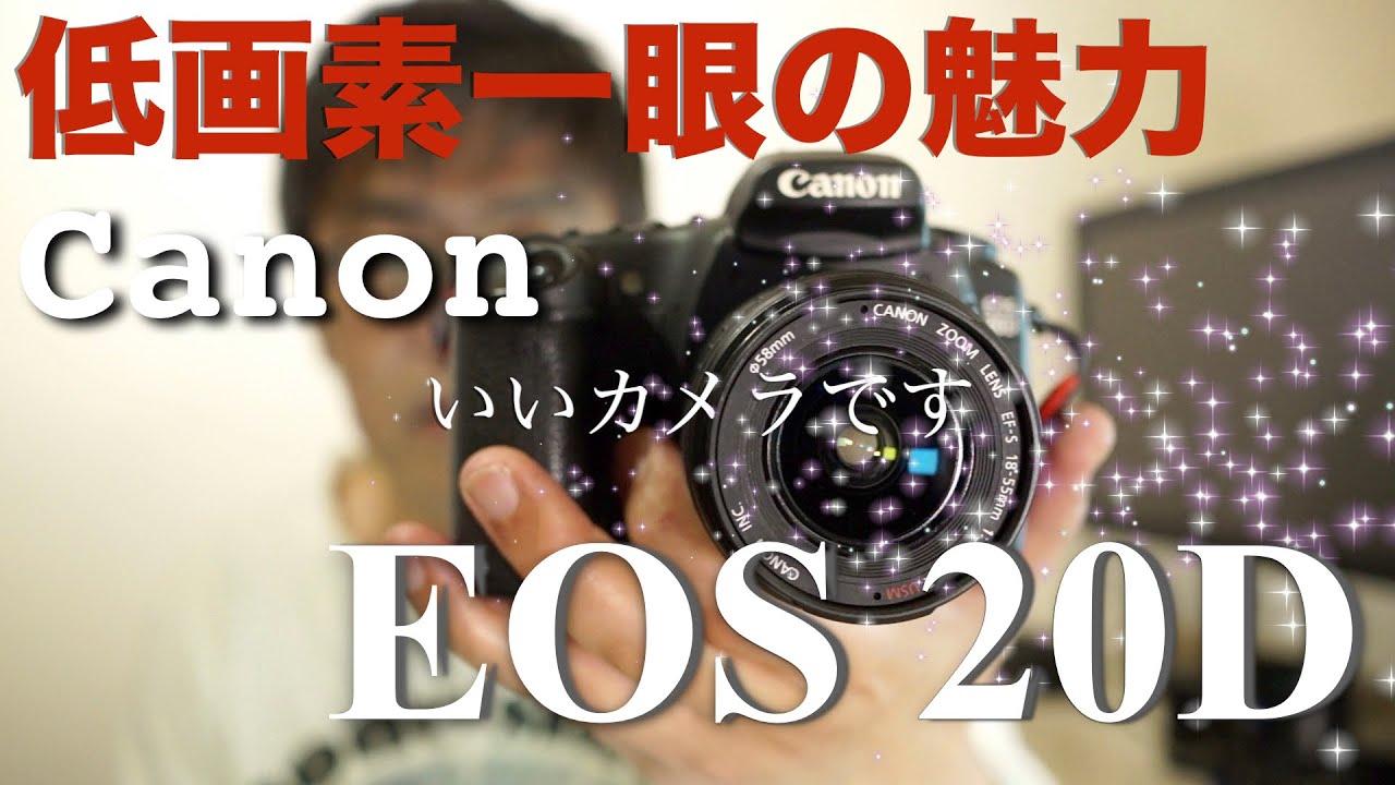 Canon EOS 20D・20年後の今でも違和感なく使える性能と操作系・EOS2桁